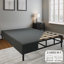 Sommier et base de lit en métal 2 en 1 avec lattes coulissantes, assemblage facile, pieds amovibles, support robuste, supports de tête de lit, utilisation comme base de lit ou comme sommier tapissier-2069234475