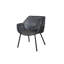 Vibe Black/Graphite Patio Lounge Chair