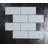 Premium Hand Painted 3" x 6" Straight Edge Glass Mosaic Subway Tile-38892948