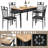 4 - Person Four Leg Dining Set-61761935-61761936