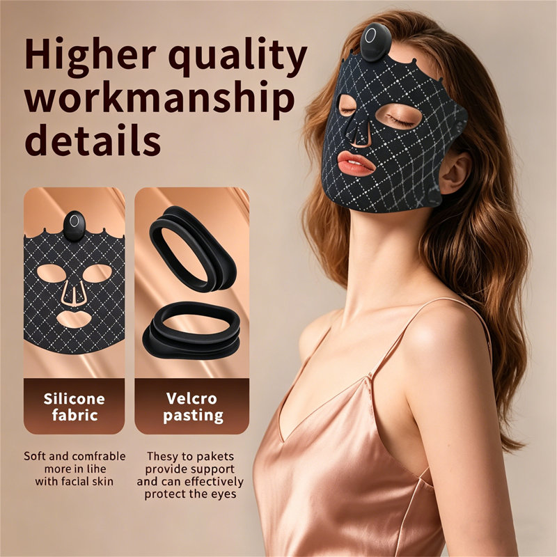 7 Color Red Light Therapy Mask, Led Face Mask Light Therapy, Silicone Face Mask Skin Care