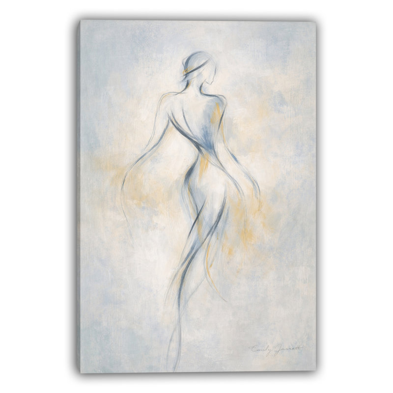 «Silent Sky», art mural sur toile tendue, L 16 po x H 24 po x P 1,5 po