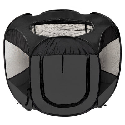 Panel Mesh Pet Playpen With Door