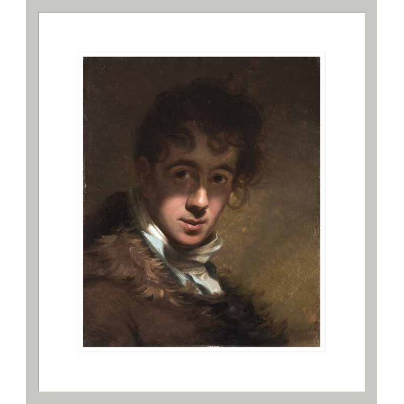 Autoportrait par Thomas Sully, impression giclée sur cadre, 20.44" H x 17.75" W