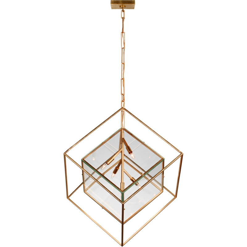 Kelly Wearstler Cubed X-Large Pendant, Gold
