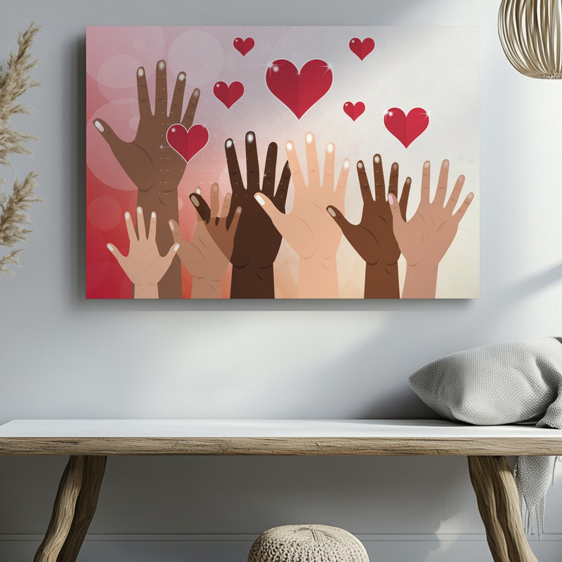 Reproduction d'art sur toile, "Art", H 30 po x l 30 po