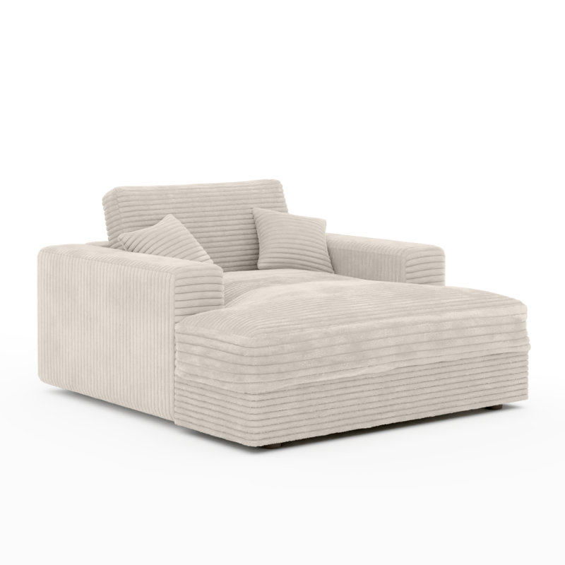 Chaise longue Phoenix, beige