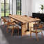 Table de salle à manger rectangulaire en bois massif-907335347