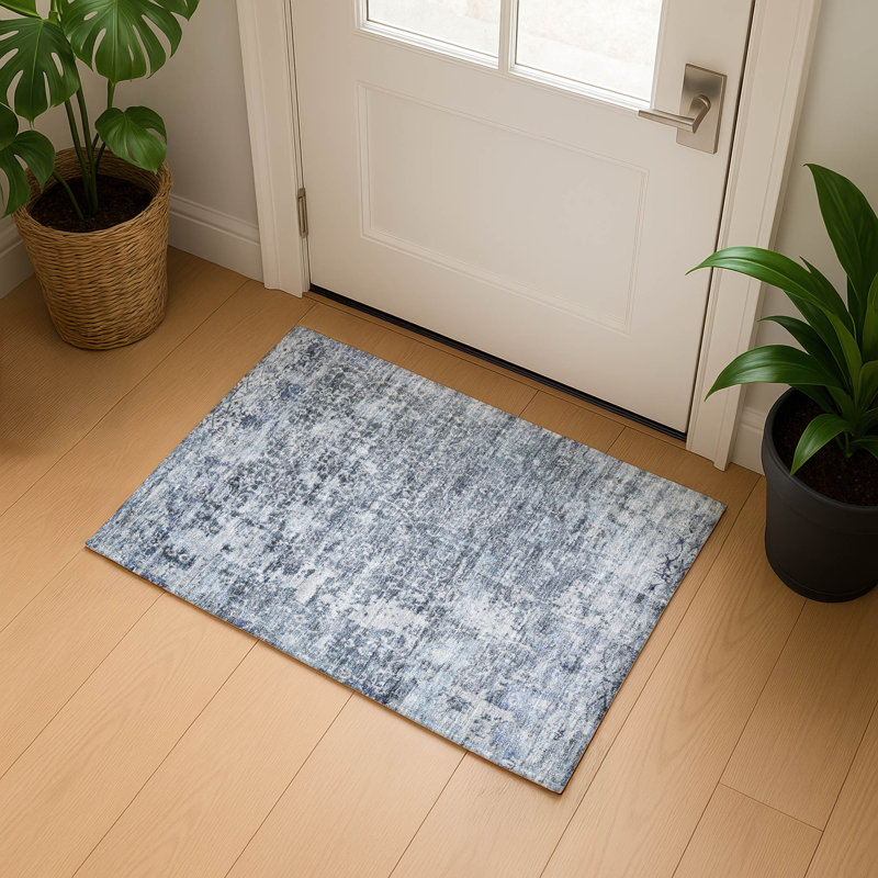 Tapis en treillis de qualité supérieure lavable à la machine AMF1752, Rectangle 1 pi 8 po x 2 pi 6 po