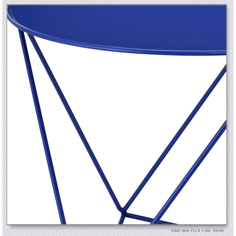 Table d'appoint Epidia, Bleu