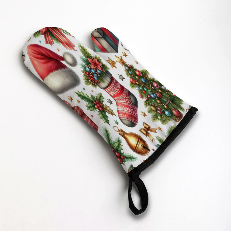 Gant de Noël en sergé de coton