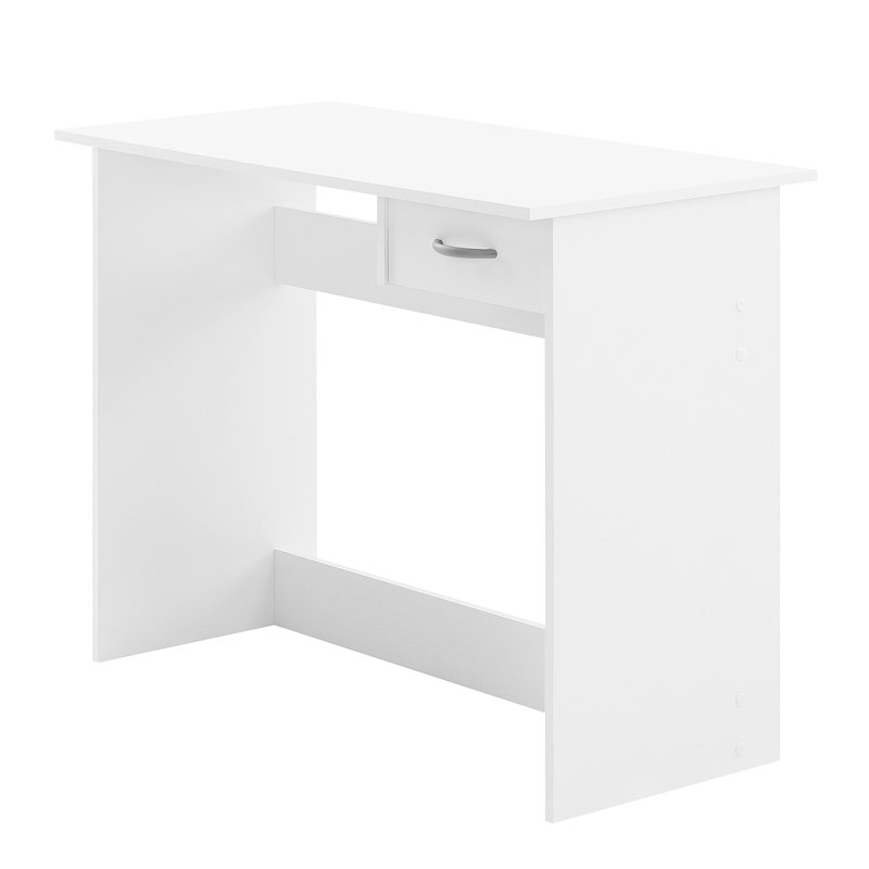Arnav 255.52cm Writing Desk, Pearl white