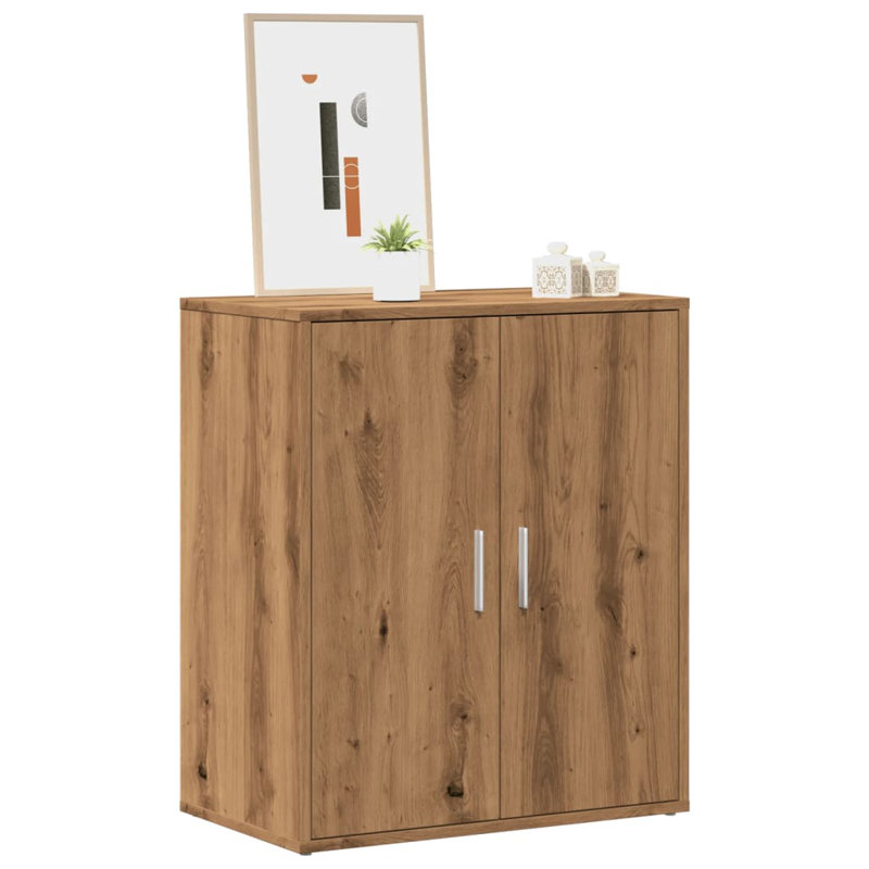Shoe Cabinet 60x35x70 cm Engineered Wood, Oak Handcrafted