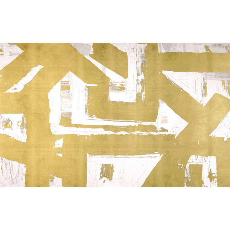 Gilded Maze 2' Print on Canvas