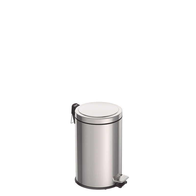 Stainless Steel Step On Kitchen Trash Can, 12L