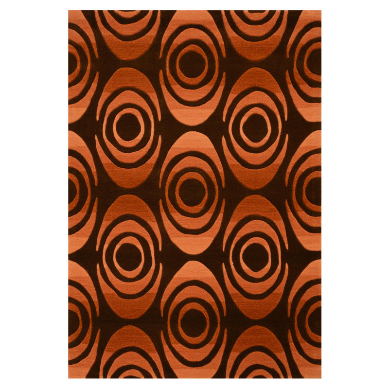 Pluto Abstract Hand Woven Area Rug, Rectangle 70 x 140cm