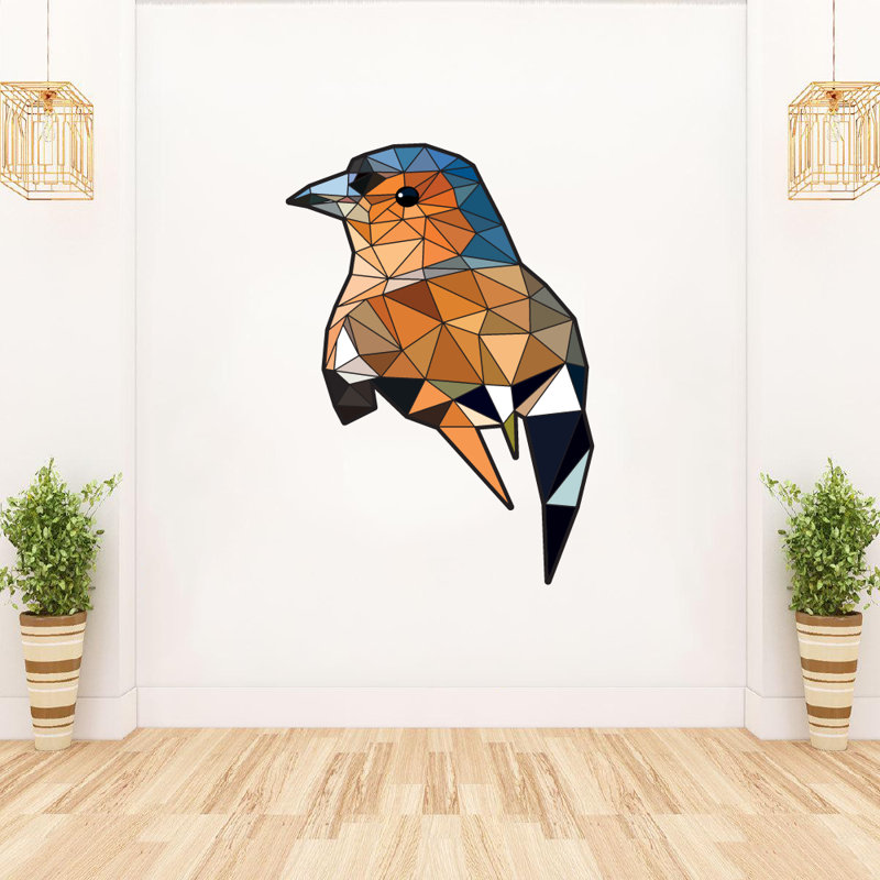 Adhésif décoratif oiseau