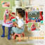 Ensemble de coiffeuse en plastique multicolore pour enfants