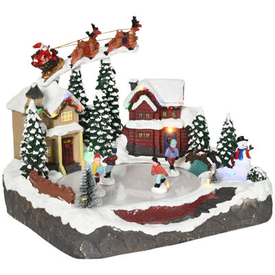 Ensemble de village de Noël 8 pièces