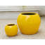 Pots de fleurs sphériques, grands et légers, en fibre de verre, lot de 2 - Intérieur/Extérieur-1998036345-1998036343