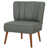 100% polyester gris-vert est en rupture de stock
