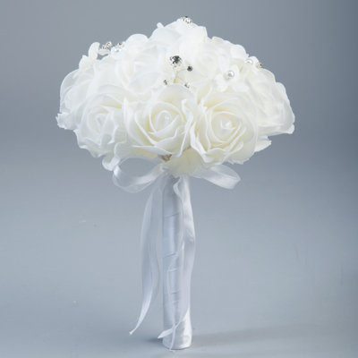 Foam Rose Arrangement in Free-Standing