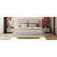 Grand lit plateforme tapissier