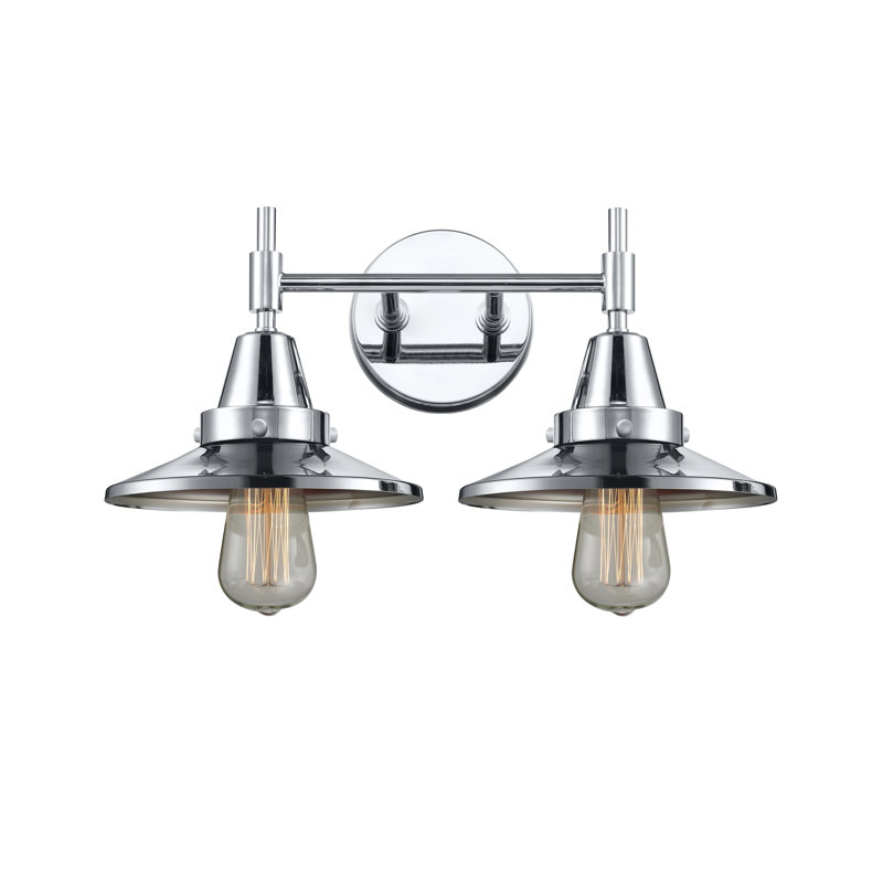 Gayle 2 - Light Dimmable Vanity Light, Polished Chrome, Polished Chrome, 60 Watt Vintage Incandescent Bulb