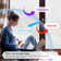 Frosted Privacy Window Film Static Cling Non-Adhesive Vinyl Glass Covering Anti UV Decorative For Home Office Rain Pattern Easy Install Reusable