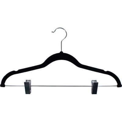 Support combiné en plastique de velours noir slimline