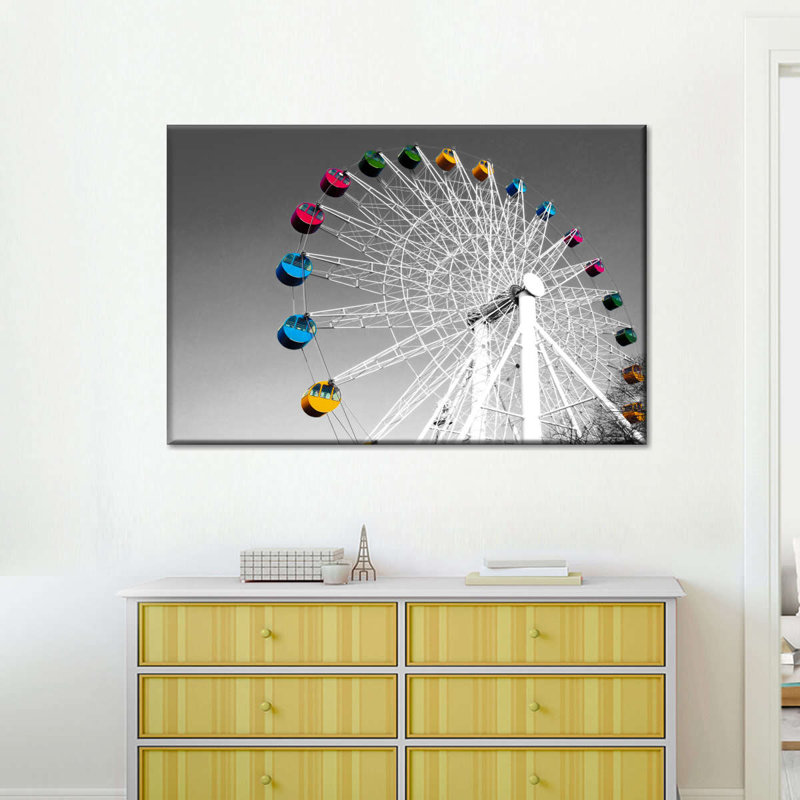" Ferris Wheel Pop Canvas Print ", 30" H x 45" W x 1.25" D