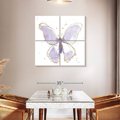 Brampt Gilded Butterflies Lavender