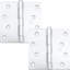 4" Door Hinges, Square Corner-97850282