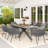 Outdoor 6-person Dining Set With Cushions