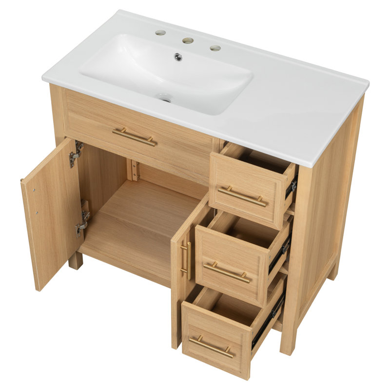Single Bathroom Vanity with Top