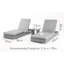 Blaisdell Sunlounger Set - Grey