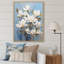 Magnifique paysage de rêve beige et doré Magnolia III sur toile-133738672-133738633