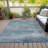 Machine Washable Indoor/Outdoor Xhevrie Sky Rug-112027401