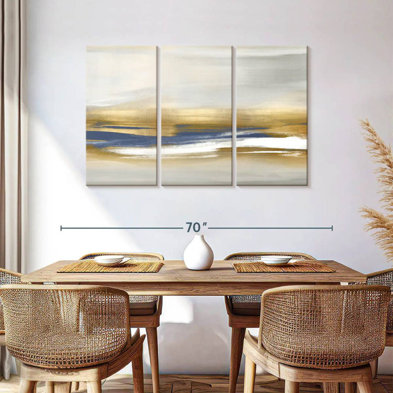 Avery Gold Rush Blue I, 36" H x 57" W