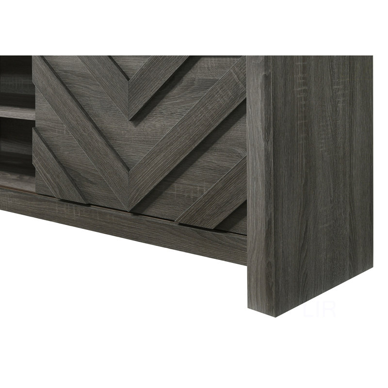 Meuble télé 1pc, Gris