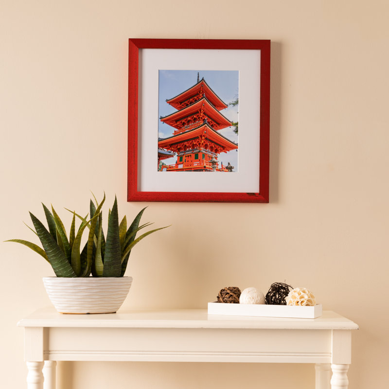 Cadre photo Blevins, 4 po x 6 po, Rouge
