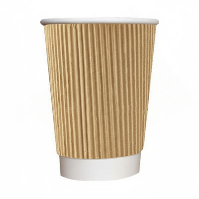 Tasse chaude murale 16 onces Kraft Royale, 90 mm, 20 manchons de 25 tasses (500 / Cs)