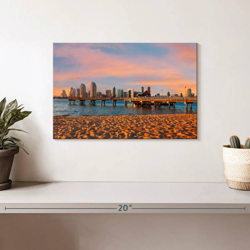 Horizon de la plage Sirci Coronado, H 8 po x l 12 po
