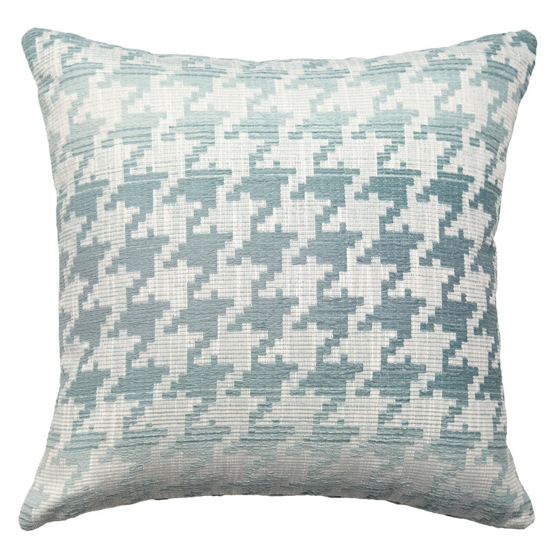 Elements Square Indoor/Outdoor Pillow Cover & Insert, Square 18", Aqua