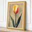 Centered Tulip Botanical - Wrapped Canvas-1553045968-1553045972