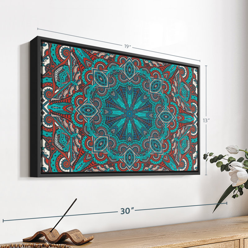 «Moroccan Sea II», reproduction sur toile, H 13 po x l 19 po