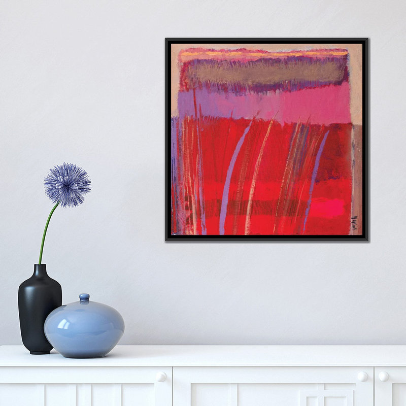 « wé écossais composition », impression sur toile, H 18 po x l 18 po x P 1,5 po, Toile avec cadre noir, Pas de tapis