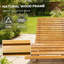 Chaise berçante en bois, chaise berçante d'extérieur