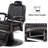 25'' Wide Heavy Duty Metal Swivel Zero Gravity Hydraulic Pump Barber Salon Recliner-1761607833