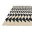 Tapis noir et blanc Osbourne